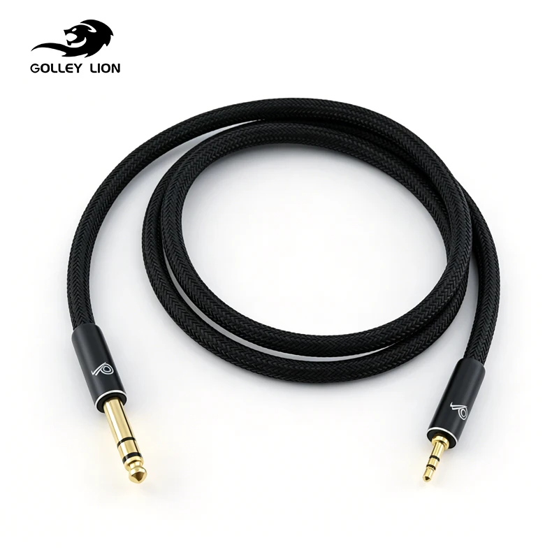 GOLLEY LION 3.5mm to 6.35mm Stereo Audio Cable, 1/4 to 1/8 TRS Bidirectional Stereo Cable
GOLLEY LION 3.5mm to 6.35mm Stereo Audio Cable, 1/4 to 1/8 TRS Bidirectional Stereo Cable
