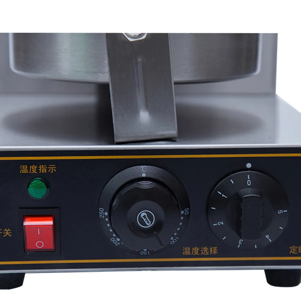 Коммерческая блинница с одной головкой, машина для изготовления конусов для мороженого, машина для изготовления хрустящего конуса для делового использования
Коммерческая блинница с одной головкой, машина для изготовления конусов для мороженого, машина для изготовления хрустящего конуса для делового использования