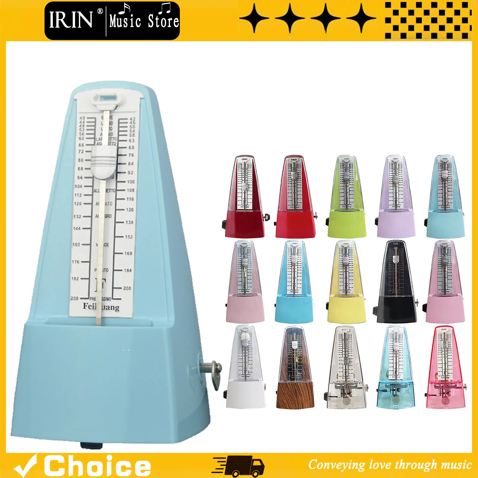 Mechanical Metronomes Rhythm Corrector for Guitar Violin Piano Etc Instruments High Precision Beginner Rhythm Practice Tool
Mechanical Metronomes Rhythm Corrector for Guitar Violin Piano Etc Instruments High Precision Beginner Rhythm Practice Tool