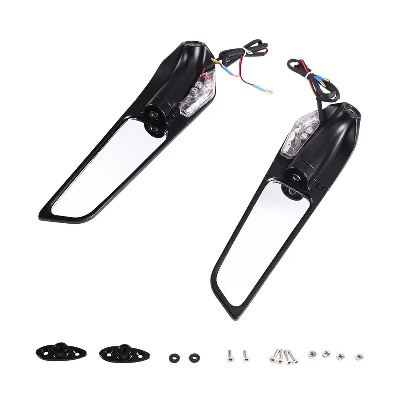 Rearview Mirror With Light Adjustable Rotating Wind Wing Mirror For YZF R6 1999-2016 Motorcycle Accessories
Rearview Mirror With Light Adjustable Rotating Wind Wing Mirror For YZF R6 1999-2016 Motorcycle Accessories
