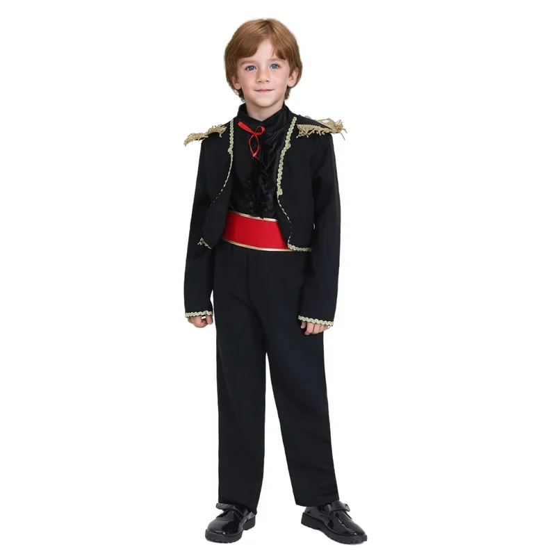 Boy's Matador Bull Fighter Spanish Prince Child Carnival Party Halloween Costume
Boy's Matador Bull Fighter Spanish Prince Child Carnival Party Halloween Costume