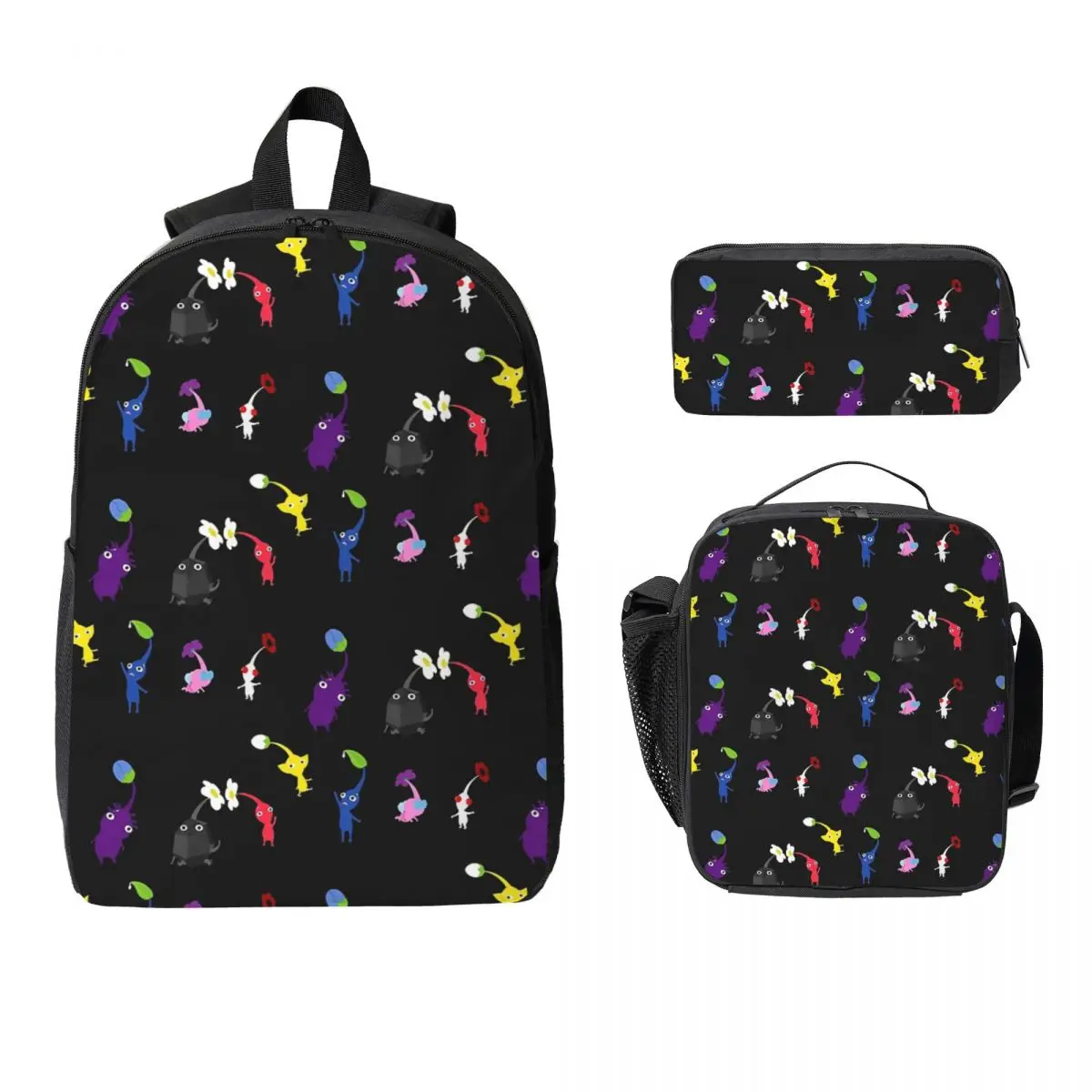 Pikmin Backpack Student Boys Girls BookBag School Bag Laptop Shoulder Bags 3ps Insulated Lunch Bag Pencil Case
Pikmin Backpack Student Boys Girls BookBag School Bag Laptop Shoulder Bags 3ps Insulated Lunch Bag Pencil Case