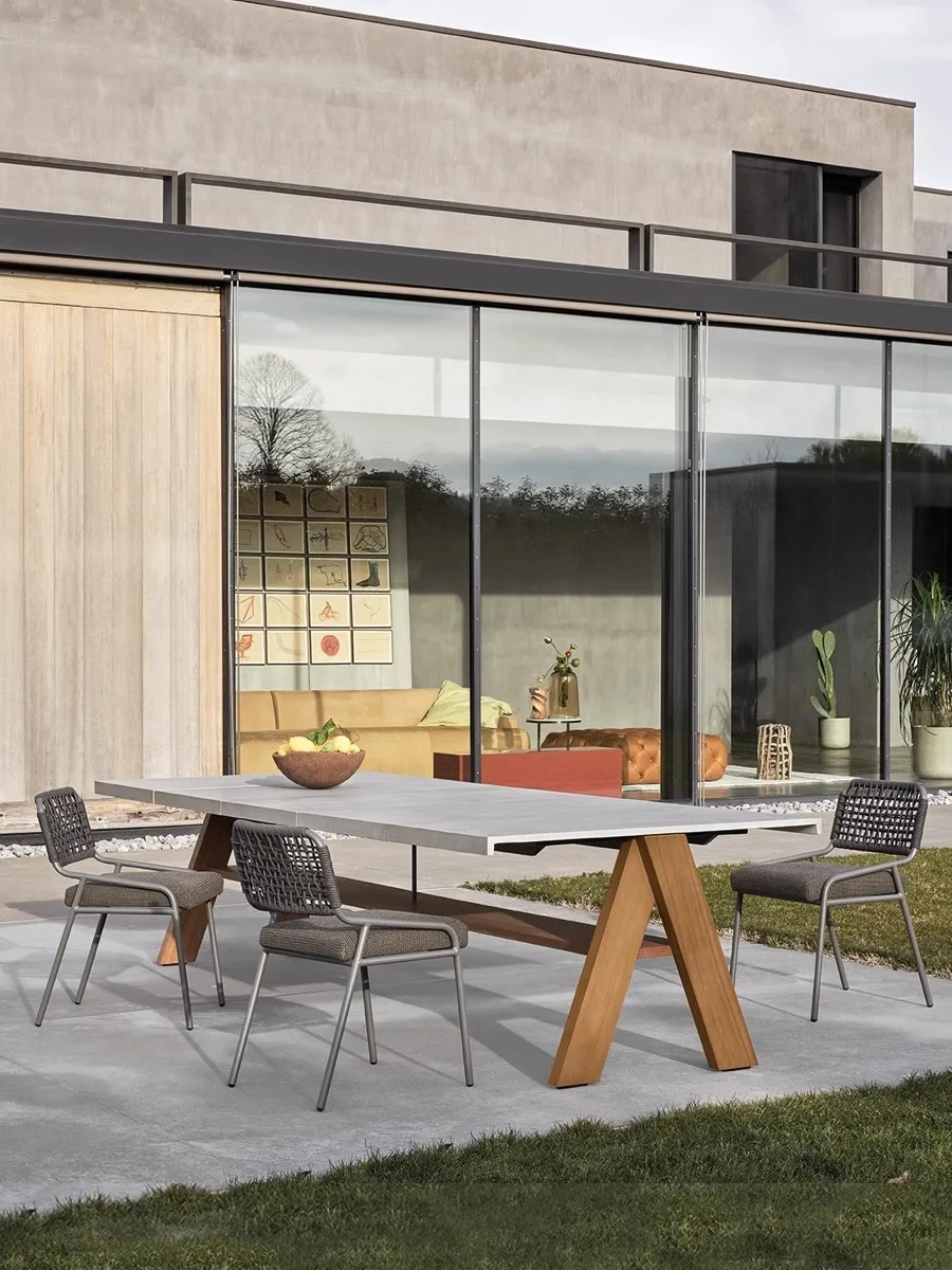 Nordic outdoor table and chair combination courtyard waterproof and sunscreen casual rattan outdoor open-air balcony
Nordic outdoor table and chair combination courtyard waterproof and sunscreen casual rattan outdoor open-air balcony