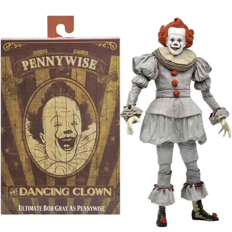 Original Dancing Clown Action Figure NECA 45428 Ultimate BOB GRAY AS PENNYWISE Figuras Anime Collectible Model Ornament Gift
Original Dancing Clown Action Figure NECA 45428 Ultimate BOB GRAY AS PENNYWISE Figuras Anime Collectible Model Ornament Gift