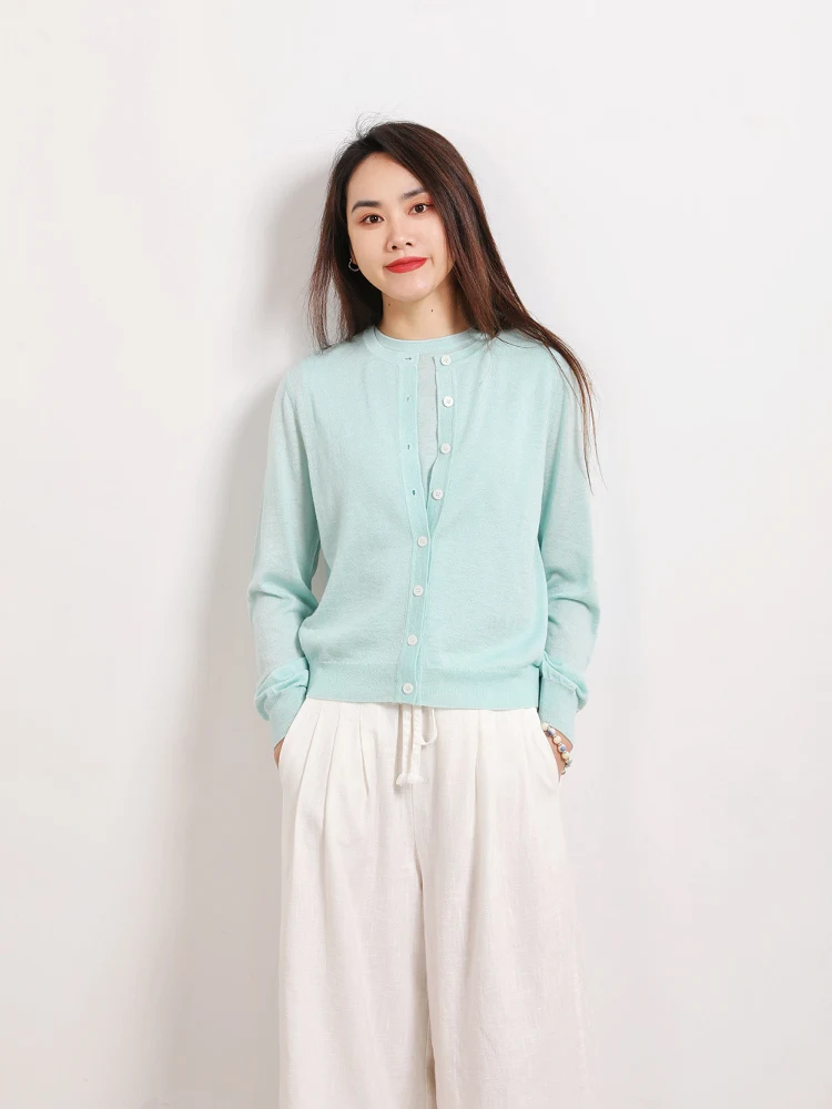 mat Knitted Cardigan Slim Fit round Ne Women's Top Faionable Versatile Light Weight Long Sve Pure Color Commute...
mat Knitted Cardigan Slim Fit round Ne Women's Top Faionable Versatile Light Weight Long Sve Pure Color Commute...