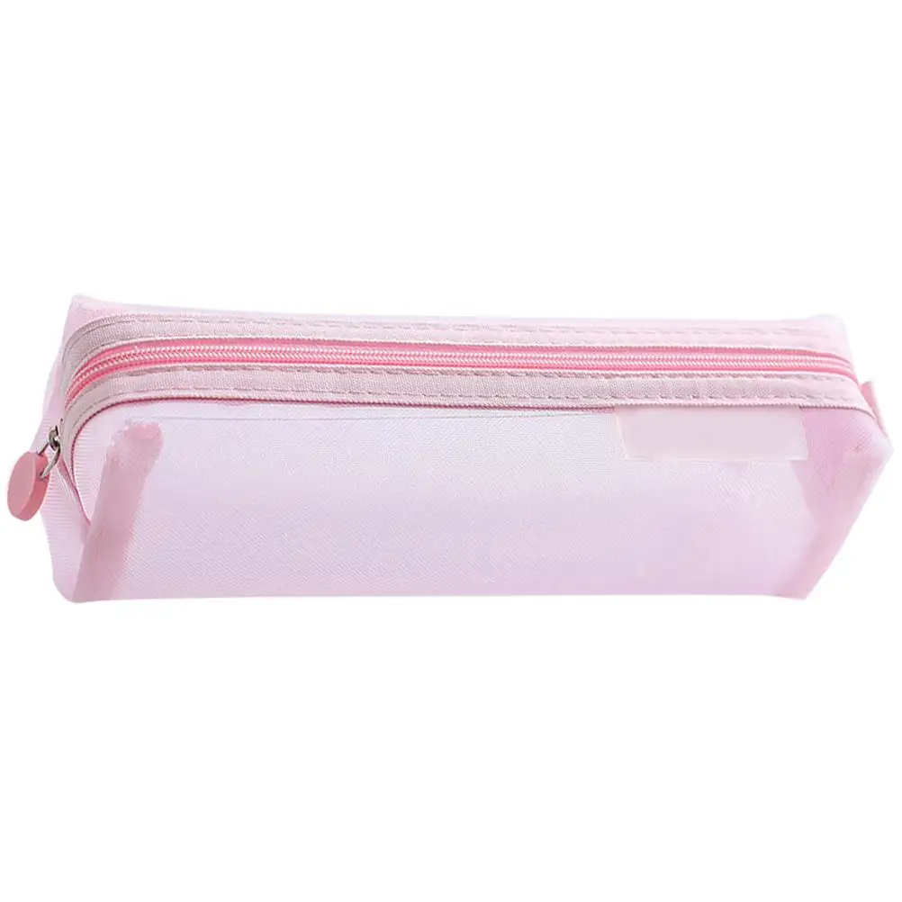 Pencil Case Stationery Bag Mesh Pen Holder Nylon Material Transparent Pencil Bag For Students Kids School Supplies
Pencil Case Stationery Bag Mesh Pen Holder Nylon Material Transparent Pencil Bag For Students Kids School Supplies