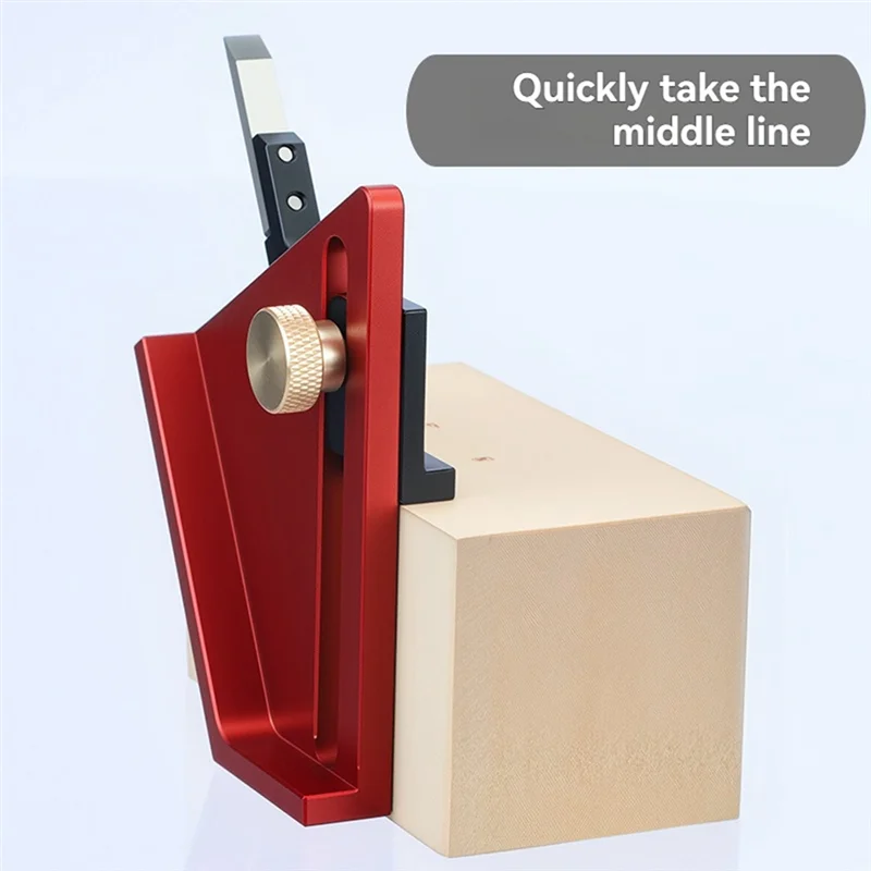 ABKS-Half Centered Marking Gauge Center Marking Gauge Wood Woodworking Trimmer Adjustment
ABKS-Half Centered Marking Gauge Center Marking Gauge Wood Woodworking Trimmer Adjustment