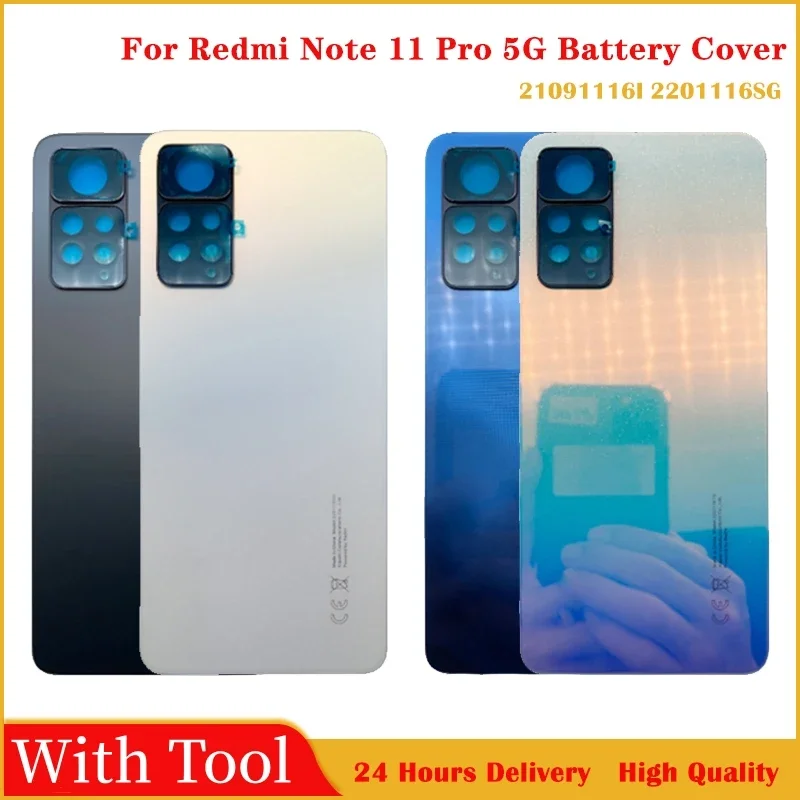 Задняя стеклянная крышка для Xiaomi Redmi Note 11 Pro 5G, замена задней двери, аккумуляторное стекло с рамкой камеры
Задняя стеклянная крышка для Xiaomi Redmi Note 11 Pro 5G, замена задней двери, аккумуляторное стекло с рамкой камеры