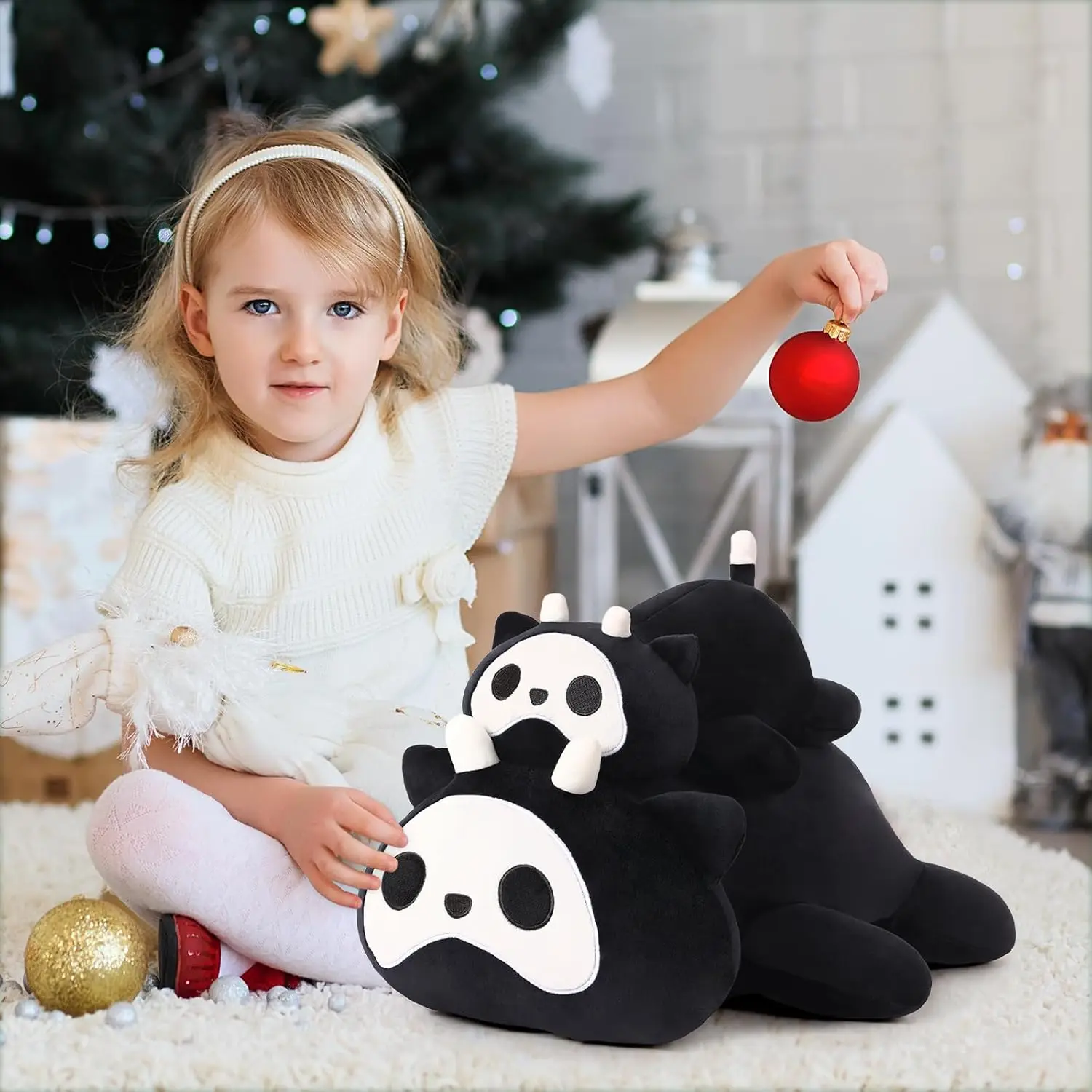 Плюшевая подушка-кошка 12/20 дюймов, черная, милая и мягкая, с необычным дизайном, отличный подарок для детей и взрослых
Плюшевая подушка-кошка 12/20 дюймов, черная, милая и мягкая, с необычным дизайном, отличный подарок для детей и взрослых