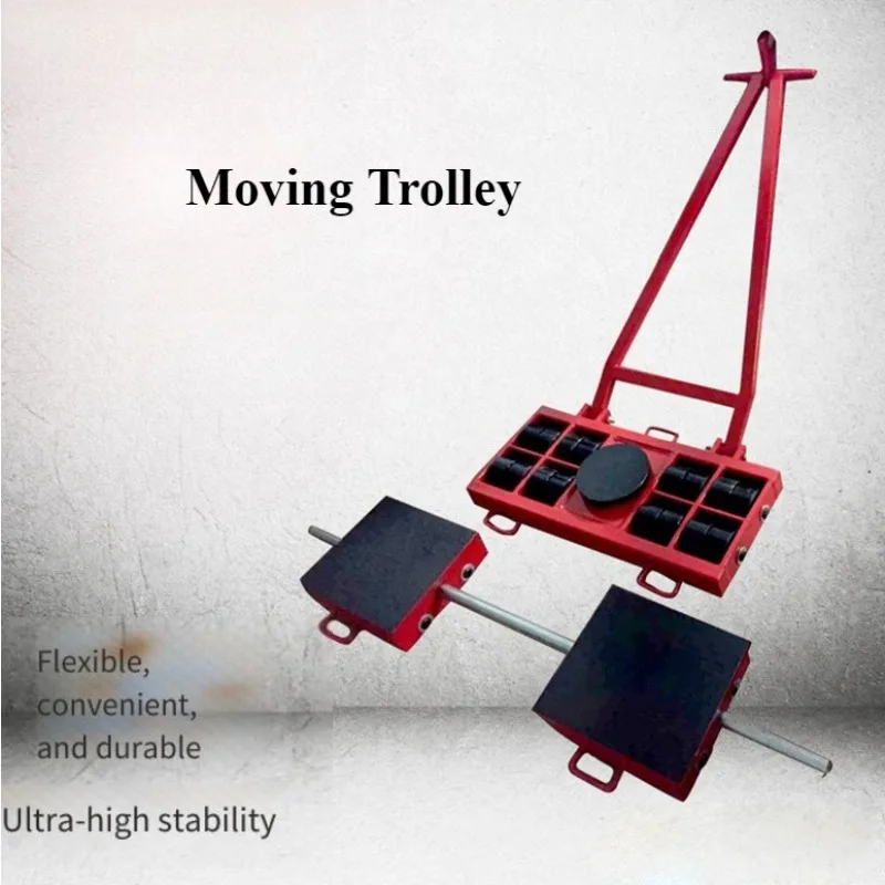 Heavy Duty Combined Cargo Trolley 24Ton Machinery Moving Skate Roller Dolly For Industrial Heavy Load Moving Use Wear Resistant
Heavy Duty Combined Cargo Trolley 24Ton Machinery Moving Skate Roller Dolly For Industrial Heavy Load Moving Use Wear Resistant