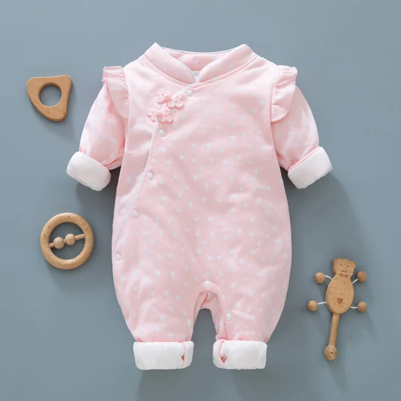 Baby Thin Cotton Jumpsuit, Stylish Winter Outfit, Quilted Warm Clothing for Newborns
Baby Thin Cotton Jumpsuit, Stylish Winter Outfit, Quilted Warm Clothing for Newborns