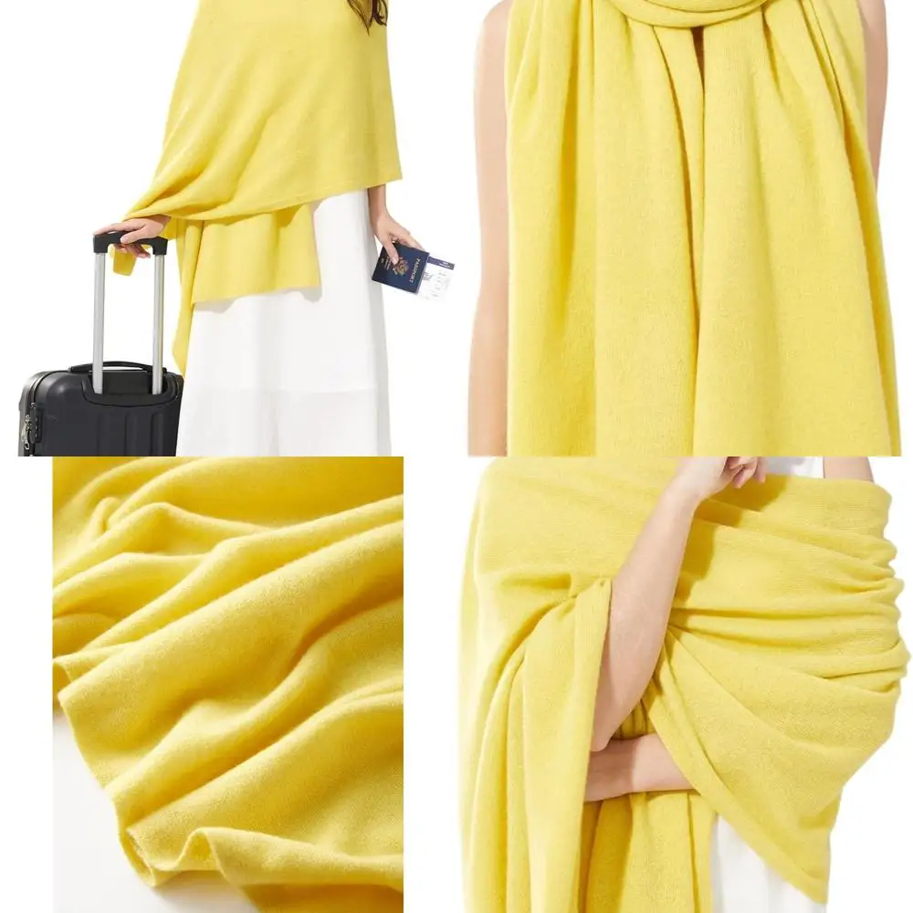 Luxurious Cashmere-Blend Women's Oversized Travel Scarf, 87x28
Luxurious Cashmere-Blend Women's Oversized Travel Scarf, 87x28