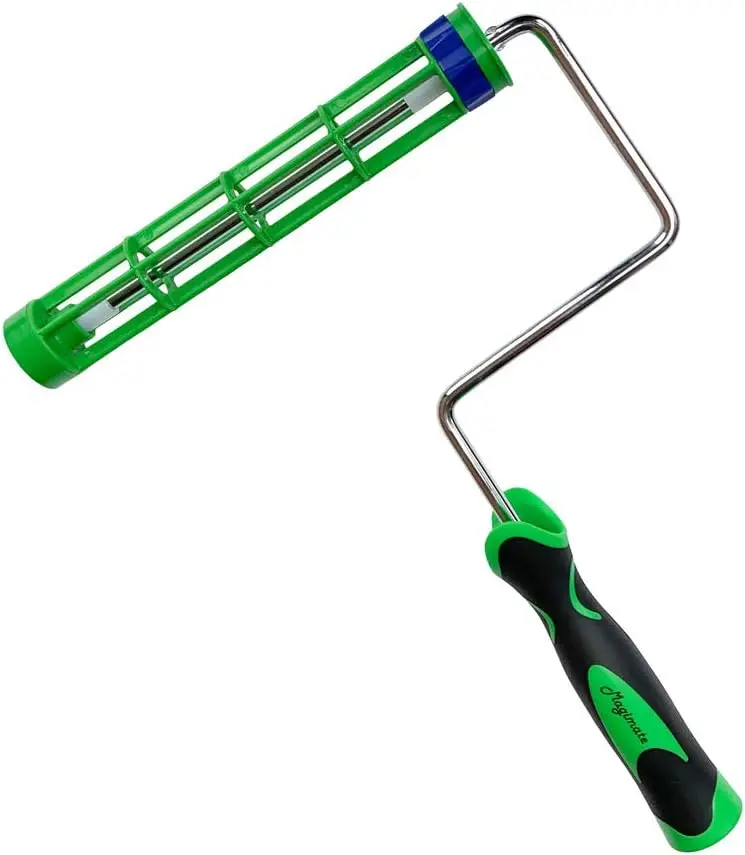 9-Inch Paint Roller Frame for Standard Core Roller Covers, Non-Slip Soft Grip Handle with Universal Thread for Extension Poles
9-Inch Paint Roller Frame for Standard Core Roller Covers, Non-Slip Soft Grip Handle with Universal Thread for Extension Poles