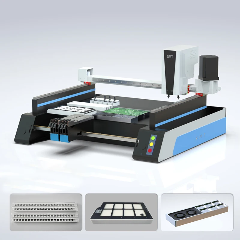 X5 PRO High Speed Desktop Mini Automatic SMT Pick And Place Machine SMD Dual Heads Nozzles For PCB Assembly
X5 PRO High Speed Desktop Mini Automatic SMT Pick And Place Machine SMD Dual Heads Nozzles For PCB Assembly