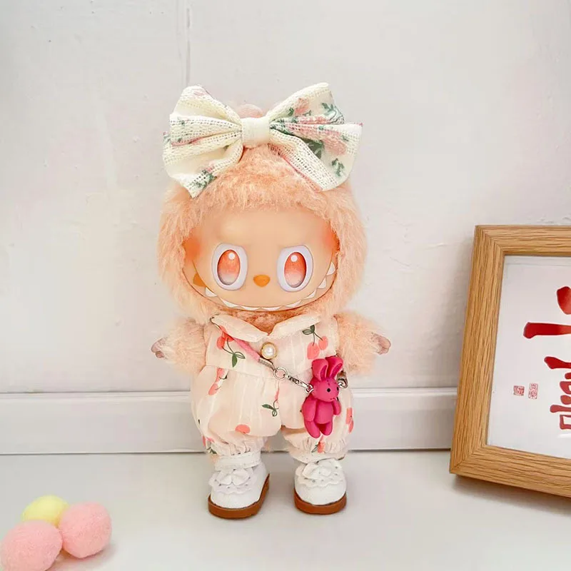17cm Labubu 1-3 Gen Doll Outfits | Cherry Jumpsuit Set | Clothes for Labubu Pendants Accessories
17cm Labubu 1-3 Gen Doll Outfits | Cherry Jumpsuit Set | Clothes for Labubu Pendants Accessories