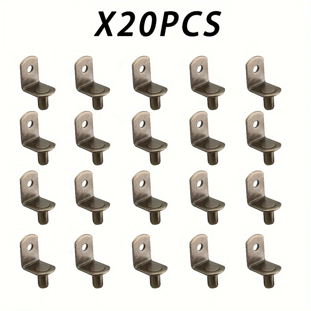 10/20pcs metal shelf support, antique bronze clip with holes, nickel-plated for cabinet shelving safety kitchens and bookcases
10/20pcs metal shelf support, antique bronze clip with holes, nickel-plated for cabinet shelving safety kitchens and bookcases