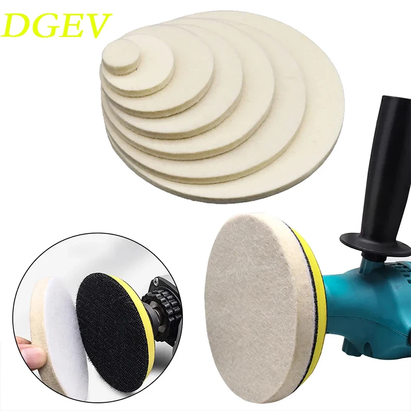 DGEV Polishing Pad Wool Felt 75mm 100mm 125mm 150mm 180mm Wheel for M10 M14 Glass Stainless Steel Polish Repair Tool Scratches
DGEV Polishing Pad Wool Felt 75mm 100mm 125mm 150mm 180mm Wheel for M10 M14 Glass Stainless Steel Polish Repair Tool Scratches