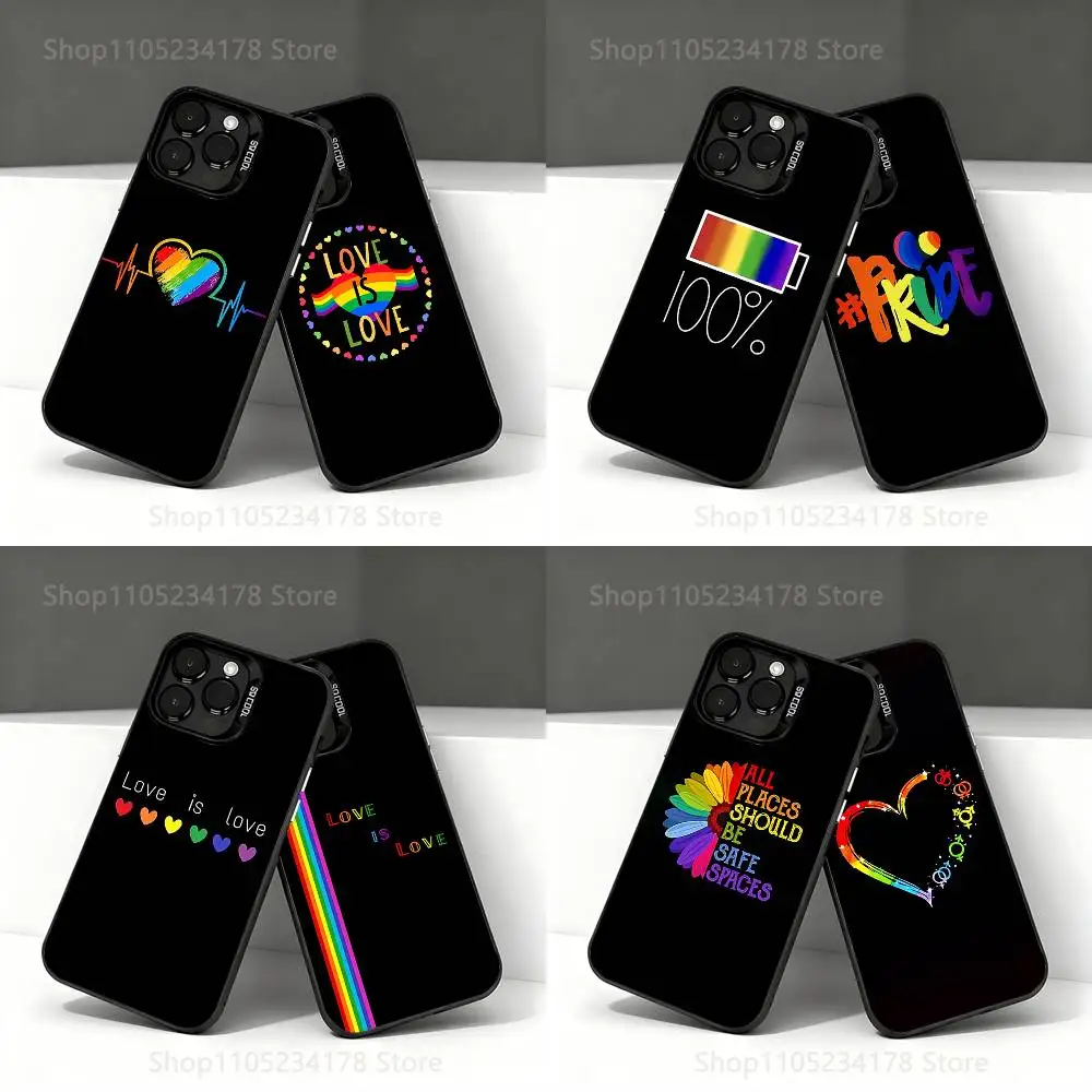 Love Is Love LGBT Rainbow Phone Case For iPhone 17,16,15,14,13,12,11,Pro,Max,Plus,E,Air,Mini Black IMD Cover
Love Is Love LGBT Rainbow Phone Case For iPhone 17,16,15,14,13,12,11,Pro,Max,Plus,E,Air,Mini Black IMD Cover