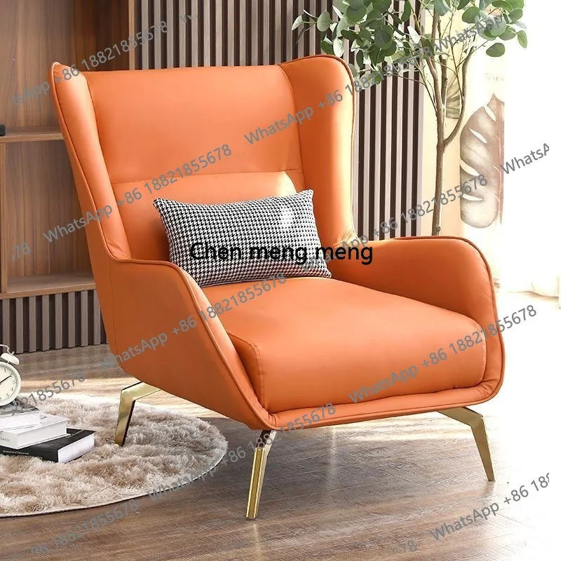 Small Apartment Lazy Single Reclining Leisure Chaise Lounge Chair Reliable Backrest Nordic Design Metal High Elastic Foam Hotel
Small Apartment Lazy Single Reclining Leisure Chaise Lounge Chair Reliable Backrest Nordic Design Metal High Elastic Foam Hotel