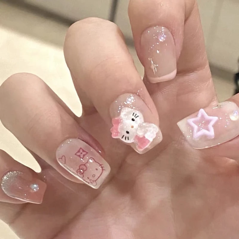 Оригинальные розовые накладные ногти hello kitty y2k ручной работы, бутиковые накладные ногти, розовый допамин, накладные ногти, подарок для девочек
Оригинальные розовые накладные ногти hello kitty y2k ручной работы, бутиковые накладные ногти, розовый допамин, накладные ногти, подарок для девочек