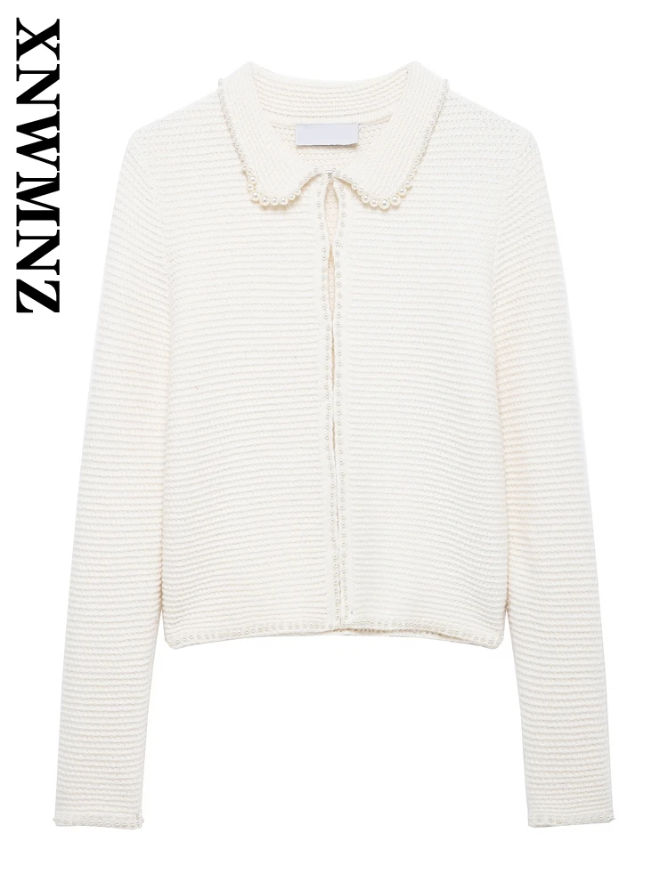 XNWMNZ 2024 Spring Female Trendy Long Sleeve Knit Coat Top Chic Autumn Woman Cardigan Pearl Turn-down Collar Outerwear Sweater
XNWMNZ 2024 Spring Female Trendy Long Sleeve Knit Coat Top Chic Autumn Woman Cardigan Pearl Turn-down Collar Outerwear Sweater
