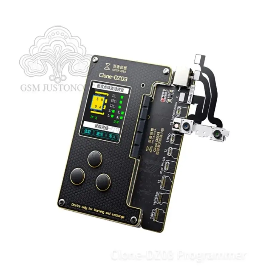 QIANLI MEGA-IDEA Programmer, Clone DZ03 Dot Matrix, Repair Instrument without Disassembly for IP X-iPhone 14, Color Battery
QIANLI MEGA-IDEA Programmer, Clone DZ03 Dot Matrix, Repair Instrument without Disassembly for IP X-iPhone 14, Color Battery