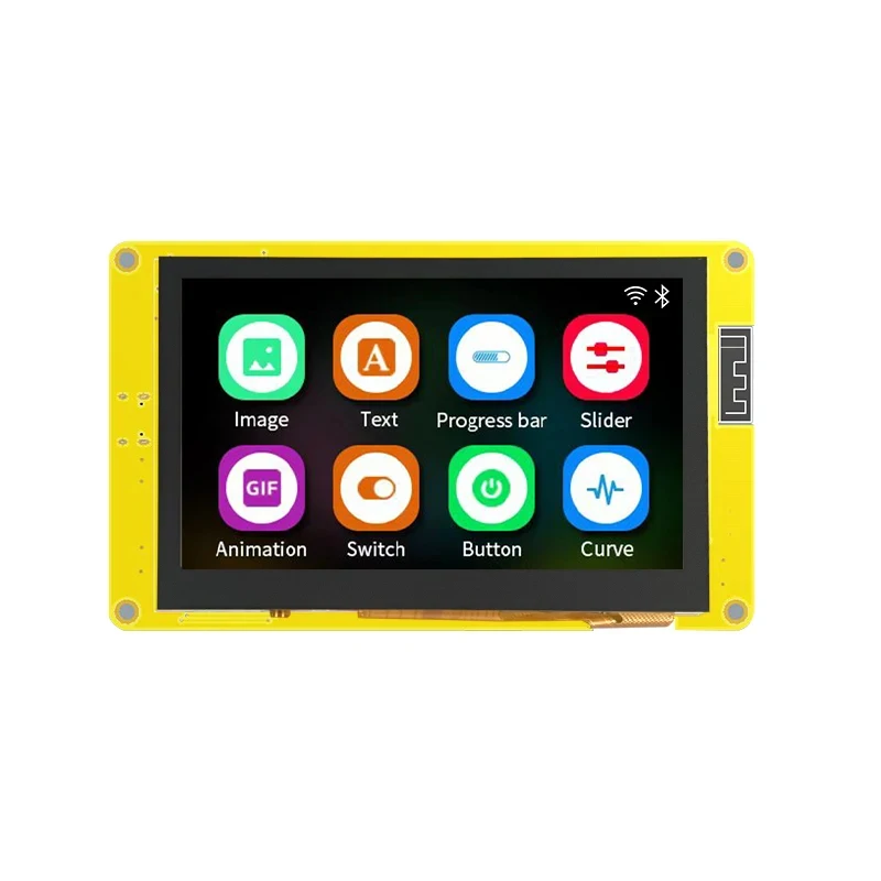 ESP32-S3 HMI 8M PSRAM 16M Flash LVGL WIFI&4.3 480*272 Display Screen 4.3 Inch RGB LCD TFT Module
ESP32-S3 HMI 8M PSRAM 16M Flash LVGL WIFI&4.3 480*272 Display Screen 4.3 Inch RGB LCD TFT Module