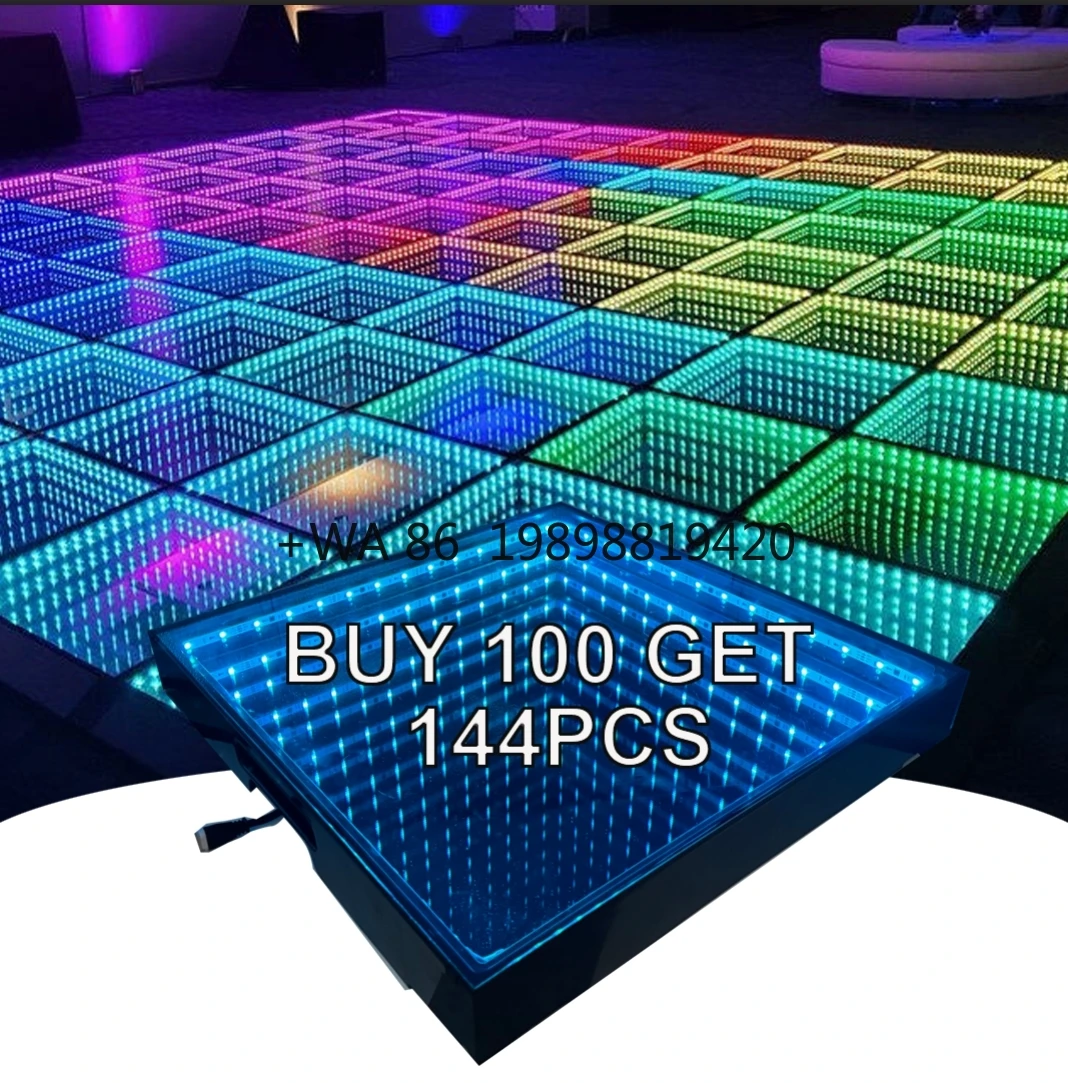 Портативный 3D LED танцевальный пол с эффектом бесконечного зеркала, RGB-подсветкой и закаленным стеклом, проводной
Портативный 3D LED танцевальный пол с эффектом бесконечного зеркала, RGB-подсветкой и закаленным стеклом, проводной