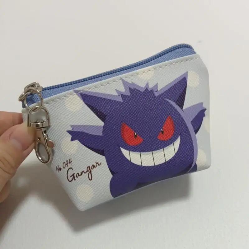 Pokemon Gengar Pu милый креативный портативный кошелек на молнии для монет, кошелек, брелок, подвеска, банковская карта, автобусная карта для хранения, маленькая сумка, подарок для мальчика 
Pokemon Gengar Pu милый креативный портативный кошелек на молнии для монет, кошелек, брелок, подвеска, банковская карта, автобусная карта для хранения, маленькая сумка, подарок для мальчика
