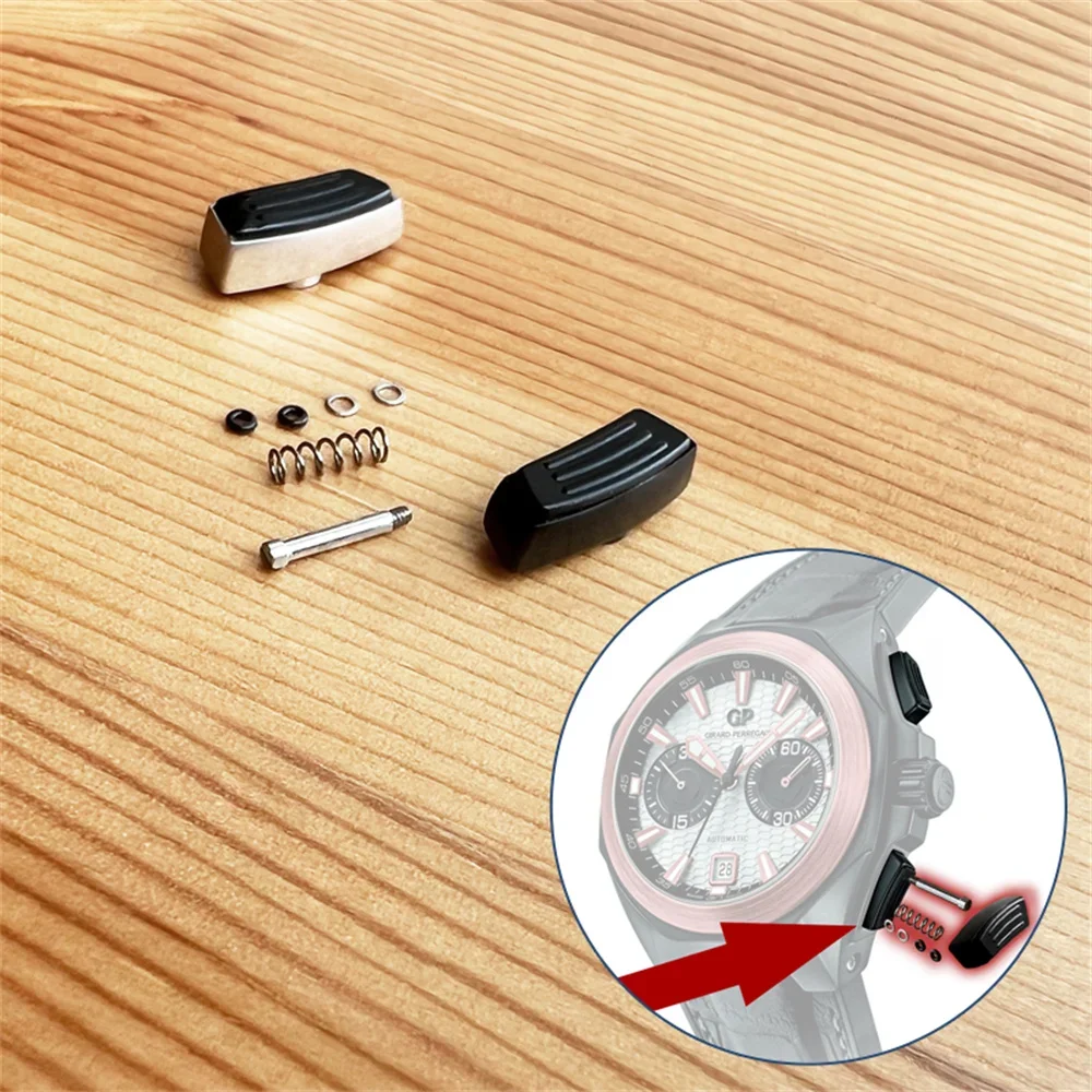 rubber watch pusher button for Girard Perregaux Sea Hawk Chronograph 49970 watch
rubber watch pusher button for Girard Perregaux Sea Hawk Chronograph 49970 watch