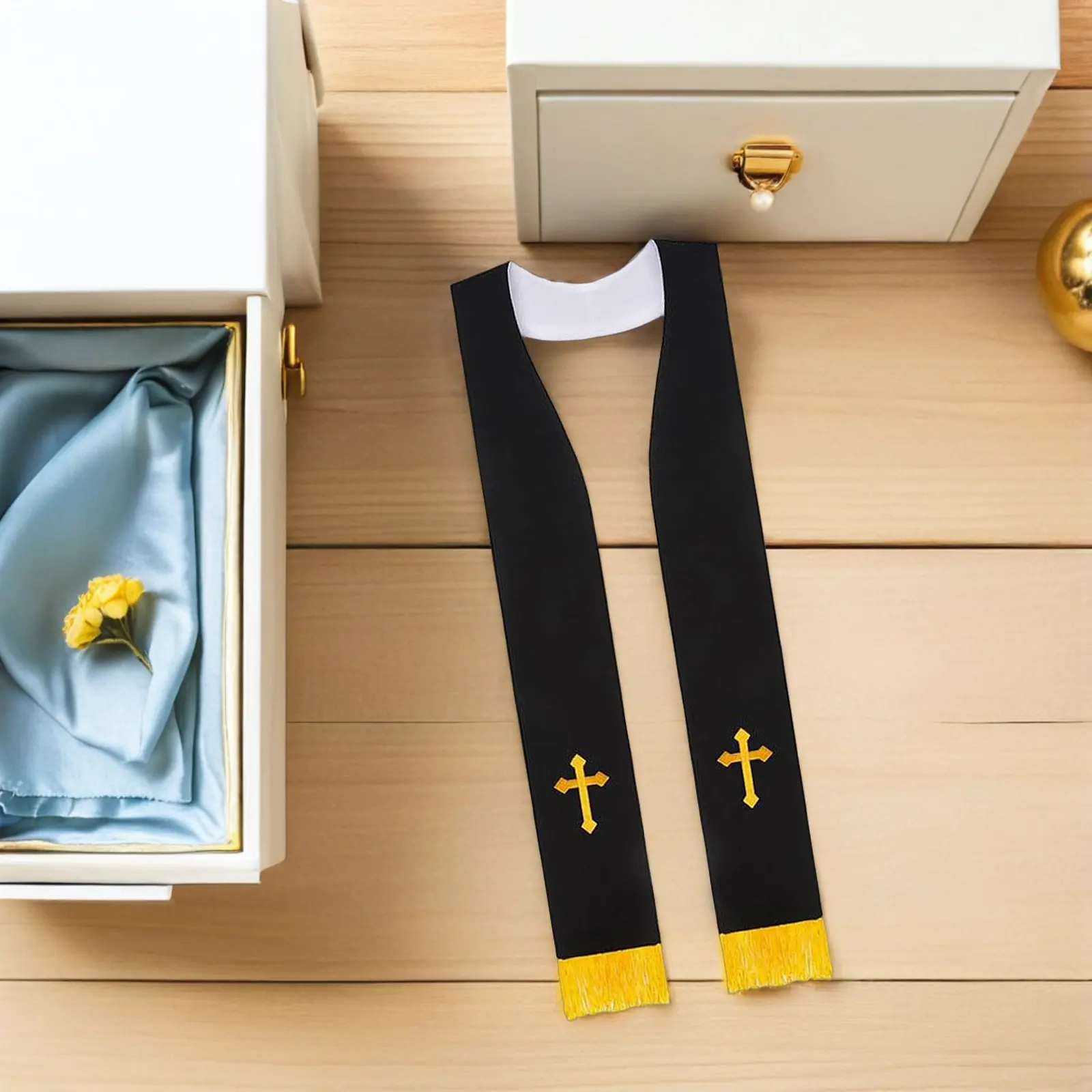 Комплект из 2 реверсивных пасторских шалей с вышитым крестом и бахромой, для свадебных церемоний, церковных служб, официальных мероприятий, для женщин
Комплект из 2 реверсивных пасторских шалей с вышитым крестом и бахромой, для свадебных церемоний, церковных служб, официальных мероприятий, для женщин