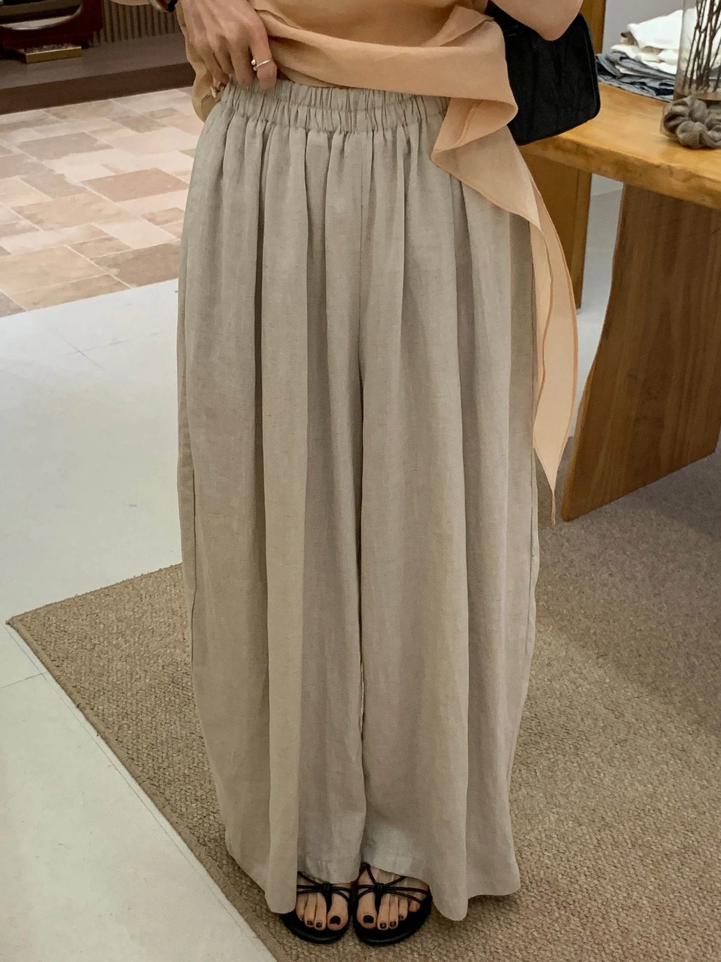 BRIVIN Korean Style Women's Casual Pants Summer New Lazy Style Pear Shape Slimming Wide Leg Straight Tube Pants
BRIVIN Korean Style Women's Casual Pants Summer New Lazy Style Pear Shape Slimming Wide Leg Straight Tube Pants