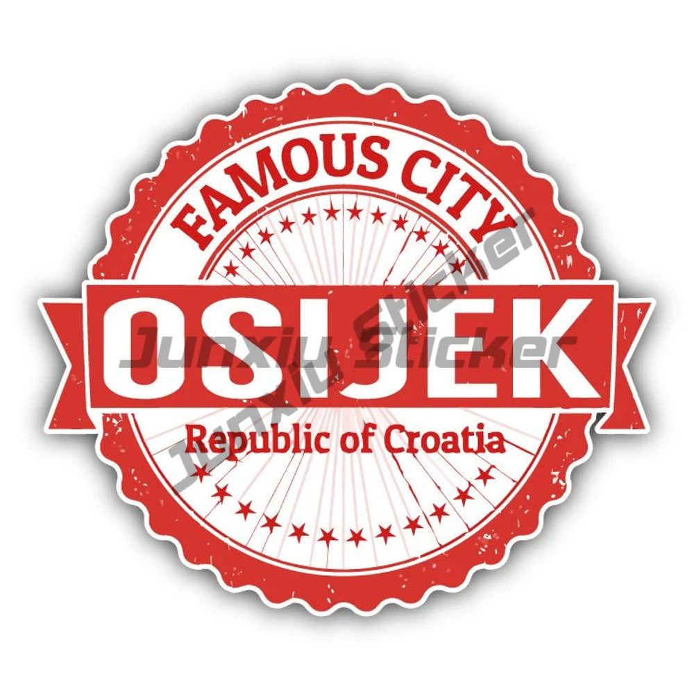 Osijek City Croatia Travel Stamp Sticker Cover Scratches Decoration Accessories For Camper Car Bodywork Laptop Phone Guitar Pvc
Osijek City Croatia Travel Stamp Sticker Cover Scratches Decoration Accessories For Camper Car Bodywork Laptop Phone Guitar Pvc