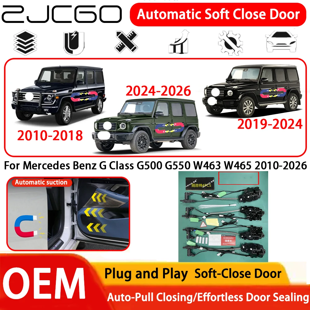 for Mercedes Benz G Class G500 G550 W463 W465 2010-2026 Car OEM Plug and Play Automatic Electric Soft Close Door System
for Mercedes Benz G Class G500 G550 W463 W465 2010-2026 Car OEM Plug and Play Automatic Electric Soft Close Door System