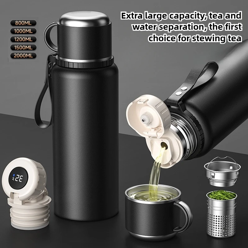 2L Thermos Insulated Water Bottle Hot Water Bottle Vacuum Flask Smart coffee drinkware cup Stainless Steel Double Wall Kettles
2L Thermos Insulated Water Bottle Hot Water Bottle Vacuum Flask Smart coffee drinkware cup Stainless Steel Double Wall Kettles
