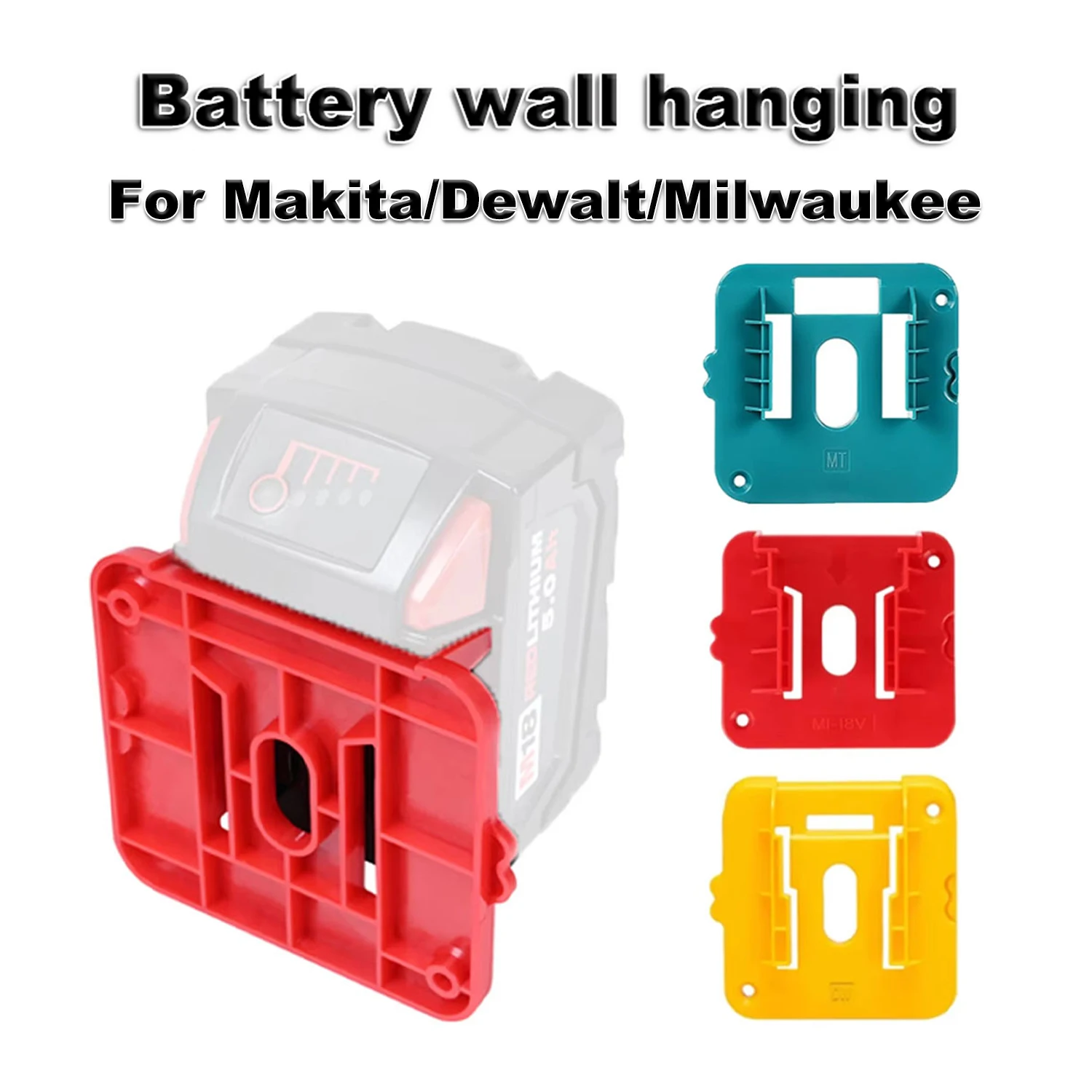 1/5 Pack 14.4V 18V Battery Storage Rack Machine Holder for Dewalt/Makita/Milwaukee Li-ion Battery Wall Mount Tool Bracket New
1/5 Pack 14.4V 18V Battery Storage Rack Machine Holder for Dewalt/Makita/Milwaukee Li-ion Battery Wall Mount Tool Bracket New