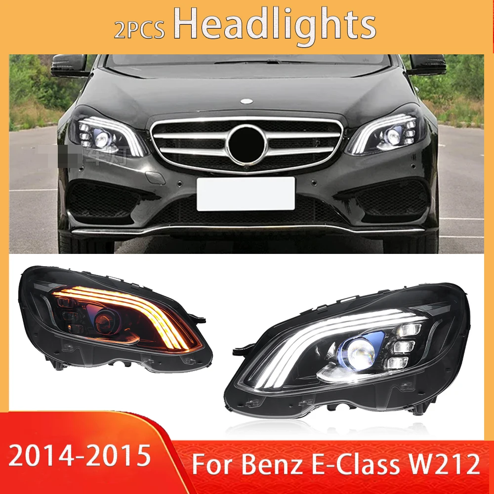 Пара светодиодных фар в сборе для Mercedes Benz E-Class W212 2014-2015, модифицированные линзы, дневные ходовые огни, автомобильные аксессуары
Пара светодиодных фар в сборе для Mercedes Benz E-Class W212 2014-2015, модифицированные линзы, дневные ходовые огни, автомобильные аксессуары