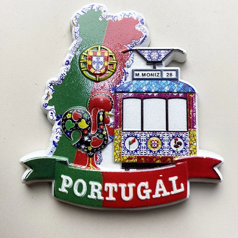 Portuguese Creative Rooster Tram High-Quality Refrigerator Magnet 3d Three-Dimensionaldiy Decorative Travel Souvenir Gifts
Portuguese Creative Rooster Tram High-Quality Refrigerator Magnet 3d Three-Dimensionaldiy Decorative Travel Souvenir Gifts