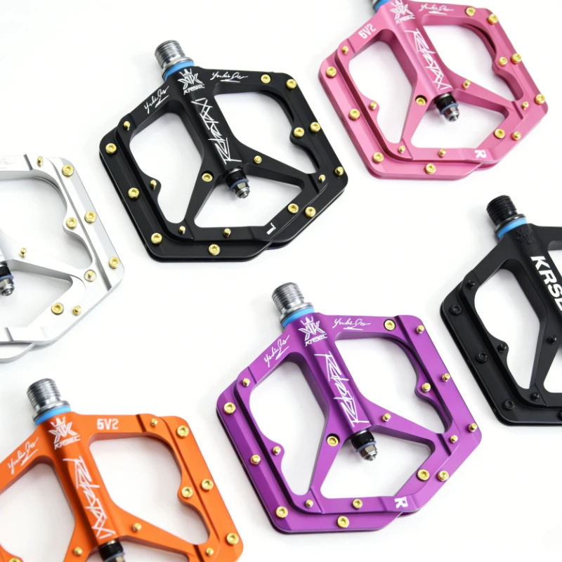 KRSEC MTB Pedals Aluminum Alloy Non-Slip Platform Pedals with DU Sealed Bearings for Mountain Road Bikes Bicycle Accessories
KRSEC MTB Pedals Aluminum Alloy Non-Slip Platform Pedals with DU Sealed Bearings for Mountain Road Bikes Bicycle Accessories