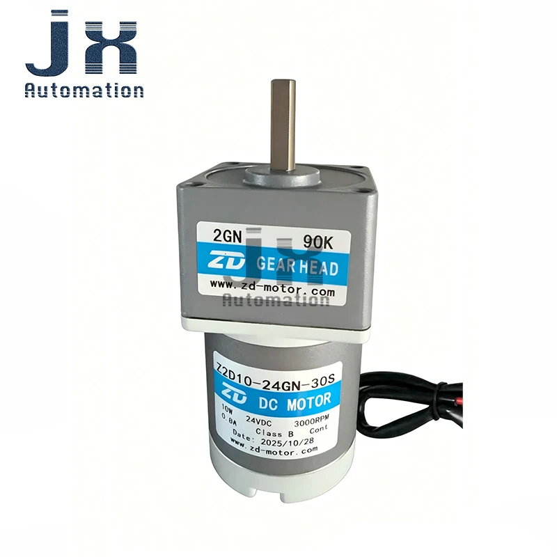 ZD DC24V 10W Micro DC Gear Motor Z2D10-24GN-30S-2GN90K
ZD DC24V 10W Micro DC Gear Motor Z2D10-24GN-30S-2GN90K