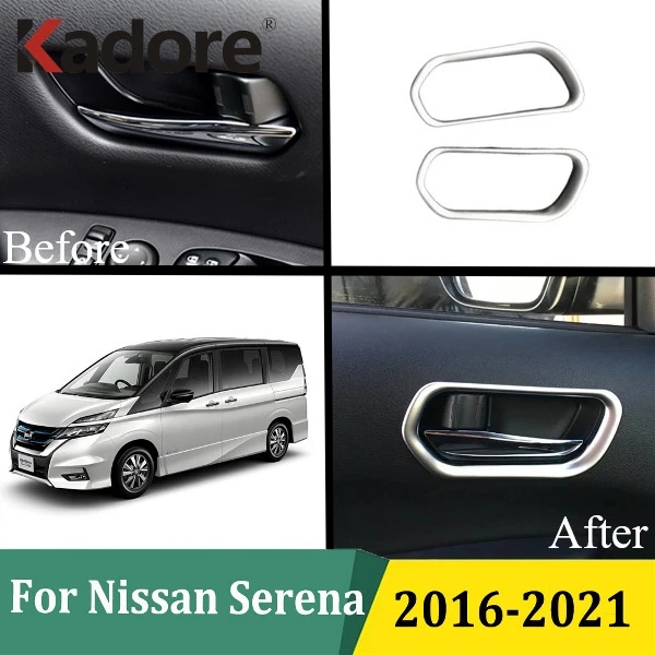 Для Nissan Serena 2016 2017 2018 2019 2020 2021, внутренняя дверная ручка, крышка, накладка, аксессуары для стайлинга автомобилей
Для Nissan Serena 2016 2017 2018 2019 2020 2021, внутренняя дверная ручка, крышка, накладка, аксессуары для стайлинга автомобилей