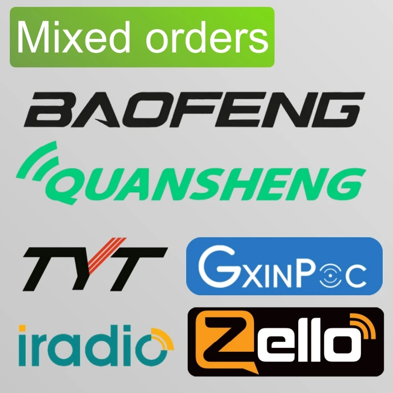 Аксессуары для смешанных заказов и рации: Quansheng, Baofeng, TYT, Iradio, Radtel и POC-радио, двухсторонние радиостанции
Аксессуары для смешанных заказов и рации: Quansheng, Baofeng, TYT, Iradio, Radtel и POC-радио, двухсторонние радиостанции