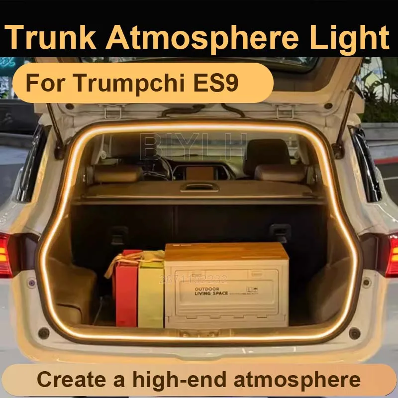 Customized Car Trunk Light For Trumpchi ES9 Car LED Atmosphere Light Tail Box Brightening Lighting Auto Interior Accessories
Customized Car Trunk Light For Trumpchi ES9 Car LED Atmosphere Light Tail Box Brightening Lighting Auto Interior Accessories
