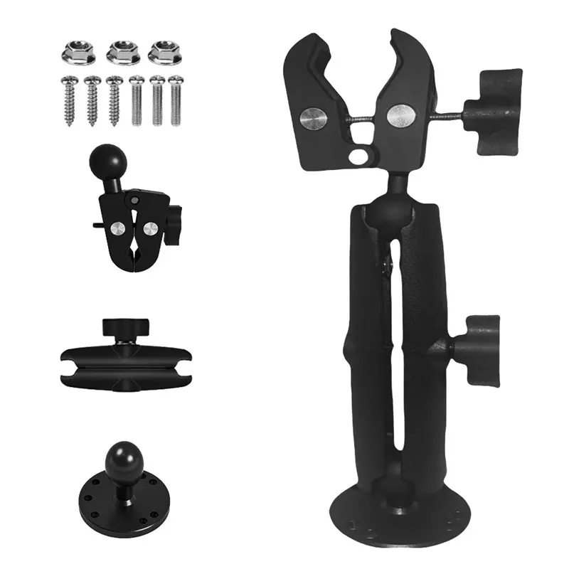 A89E-Trolling Motor Shaft Stabilizer Mount 360° Adjustable Reduces Bounce Tough-Claw Boat Fit For 0.6" To 2"
A89E-Trolling Motor Shaft Stabilizer Mount 360° Adjustable Reduces Bounce Tough-Claw Boat Fit For 0.6" To 2"