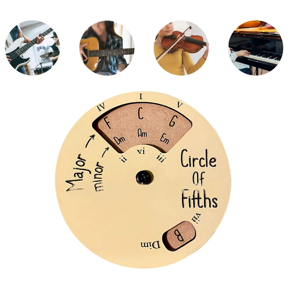 Melody Tool Circle Wooden Musical Educational Tool Solid Construction For Notes Chords Violin Piano For Fun Music Education
Melody Tool Circle Wooden Musical Educational Tool Solid Construction For Notes Chords Violin Piano For Fun Music Education