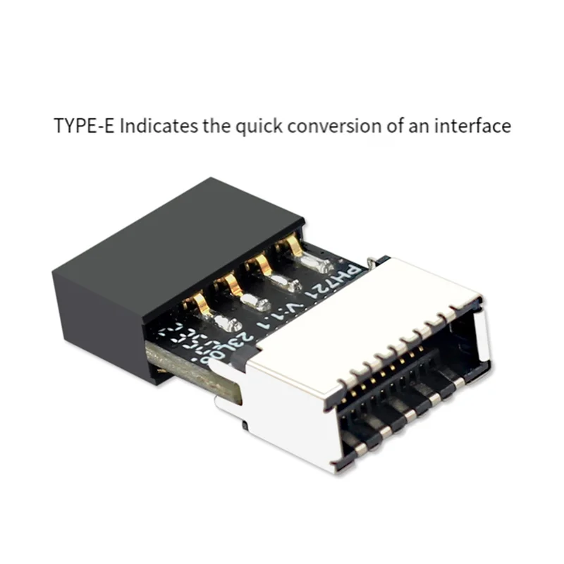 A19E-2Pcs Mainboard USB 2.0 9-Pin To Type-E 20-Pin Connector Adapter High-Speed USB Header Converter For Enhanced PC
A19E-2Pcs Mainboard USB 2.0 9-Pin To Type-E 20-Pin Connector Adapter High-Speed USB Header Converter For Enhanced PC