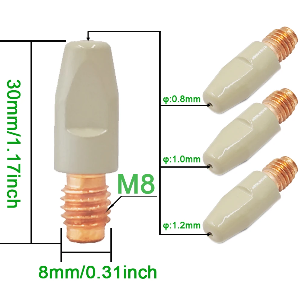 36KD MIG Torch Tips 320A Welding Torch Consumables Coating Protect 0.8/1.0/1.2mm EU Style MIG Welding Contact Tip
36KD MIG Torch Tips 320A Welding Torch Consumables Coating Protect 0.8/1.0/1.2mm EU Style MIG Welding Contact Tip