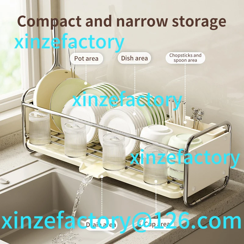 Customizable Multifunctional Kitchen Sink Next to The Bowl Drain Tray Rack Storage Dishes Narrow Drying and Chopstic
Customizable Multifunctional Kitchen Sink Next to The Bowl Drain Tray Rack Storage Dishes Narrow Drying and Chopstic