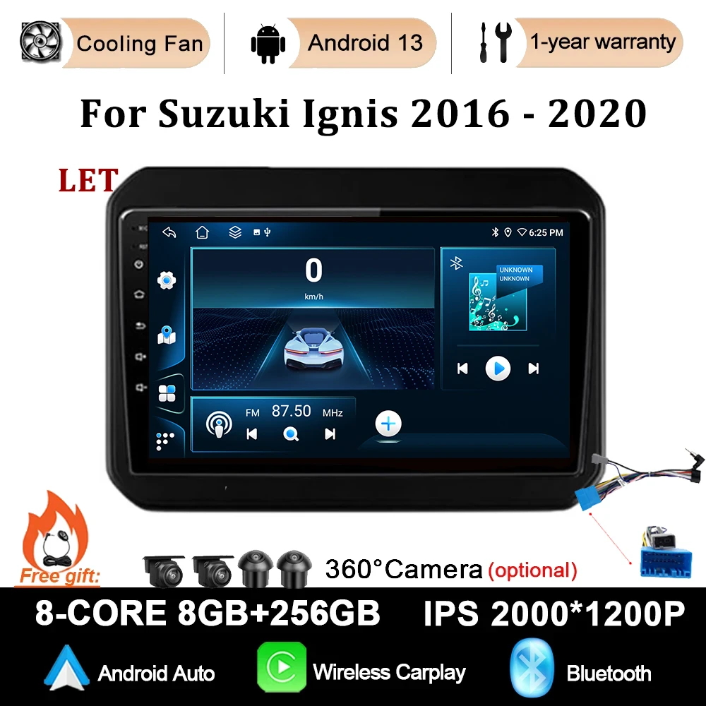 For Suzuki Ignis 2016 - 2020 Android 13 WIFI 4G Car Radio Multimedia Navigation GPS Touch Screen Auto Carplay Stereo Player BT
For Suzuki Ignis 2016 - 2020 Android 13 WIFI 4G Car Radio Multimedia Navigation GPS Touch Screen Auto Carplay Stereo Player BT