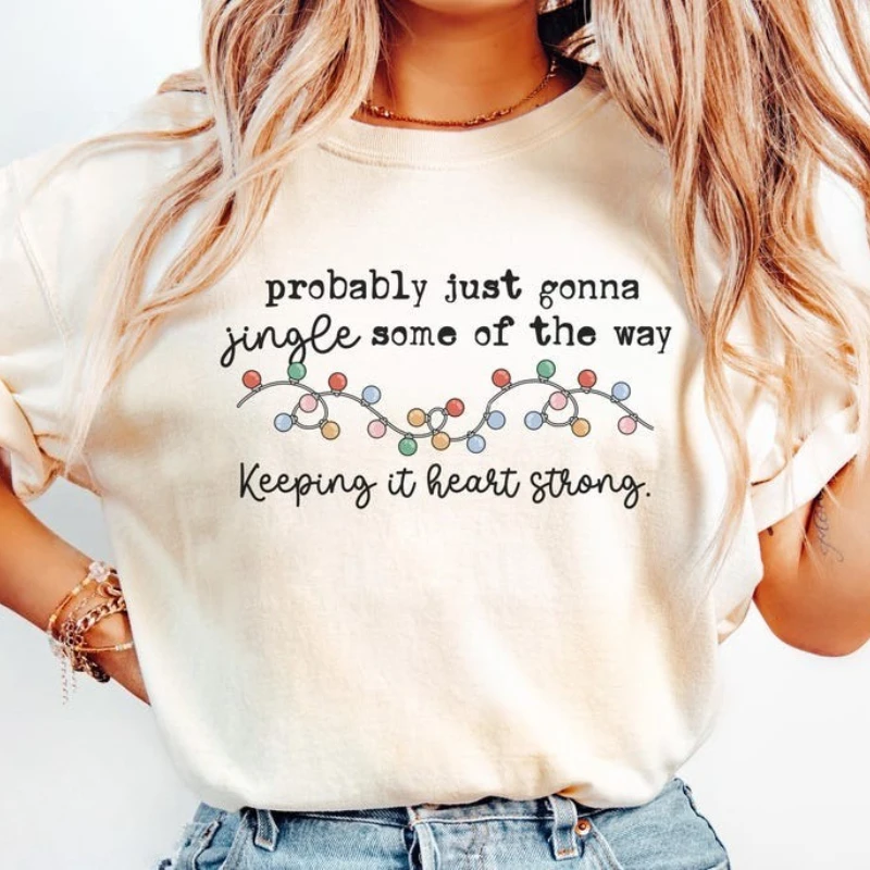 Funny CHD Awareness Christmas Probably Just Gonna Jingle Some of The Way I'm Tired Heart Disease Month Xmas Gift Crewneck Shirt
Funny CHD Awareness Christmas Probably Just Gonna Jingle Some of The Way I'm Tired Heart Disease Month Xmas Gift Crewneck Shirt